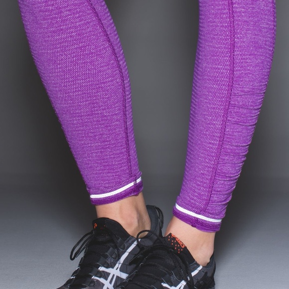 lululemon athletica Pants - Lululemon Speed Tight IV Rulu Herringbone Violet